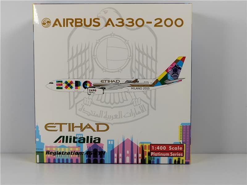 Phoenix Alitalia Airbus A330-200 'Expo 2015' EI-EJM 1/400 Aircraft Scale Model