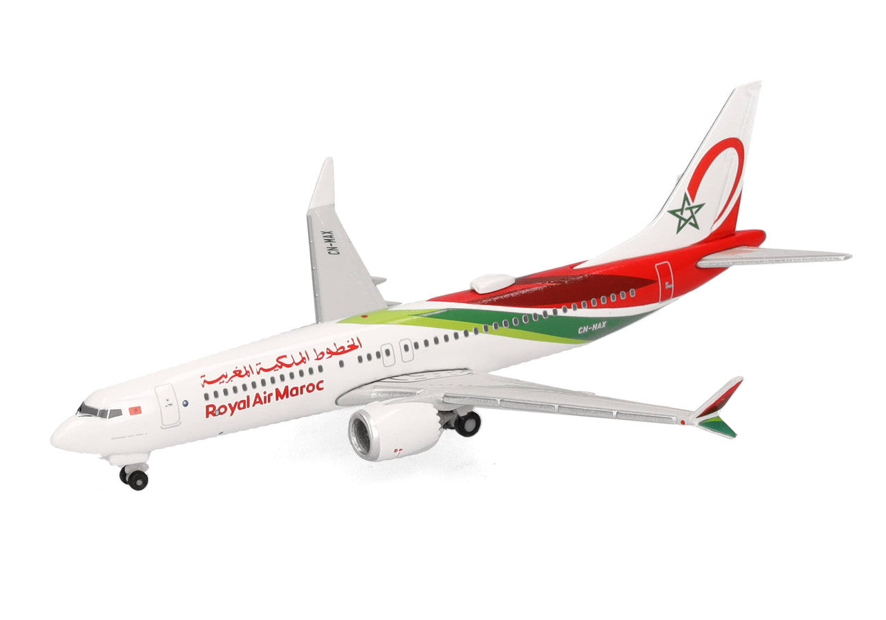 Herpa Royal Air Maroc Boeing 737 Max 8 – CN-MAX 1/500 Aircraft Scale Model