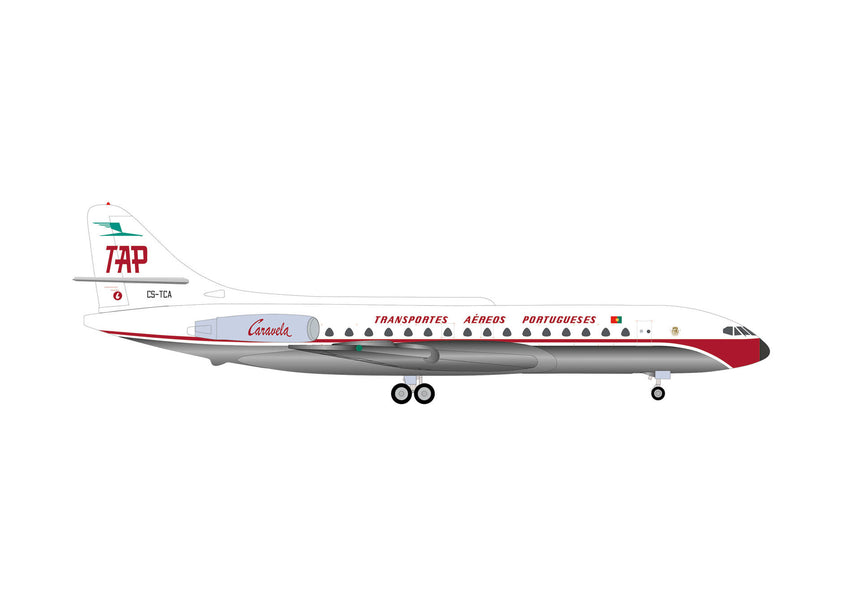 Herpa TAP Air Portugal Sud Aviation Caravelle CS-TCA 1/500 Scale