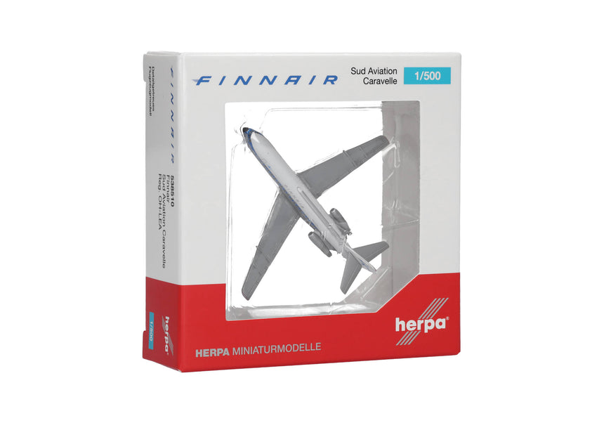 Herpa Finnair Sud Aviation Caravelle - OH-LEA 1/500 Scale