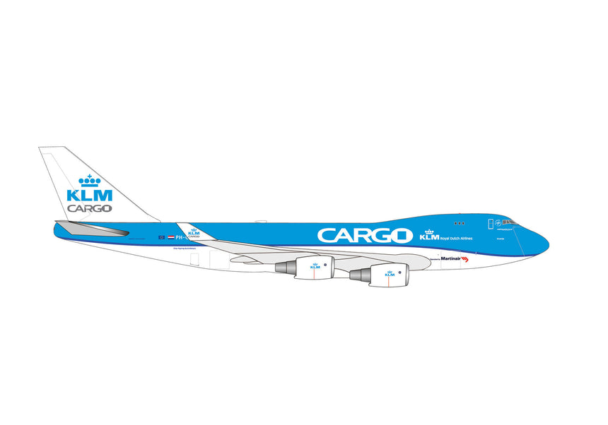 Herpa KLM Cargo Boeing 747-400ERF 1/500 Aircraft Scale Model