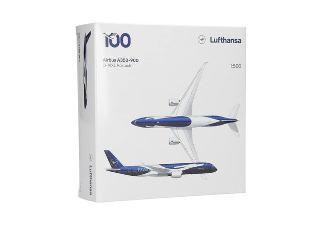 Herpa Lufthansa Airbus A350-900 "100 Years" - D-AIXL 1/500 Aircraft Scale Model