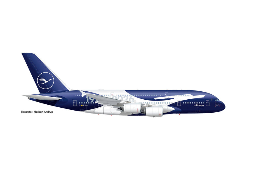 Herpa Lufthansa Airbus A380 "100 Jahre" – D-AIMH 1/500 Aircraft Scale Model