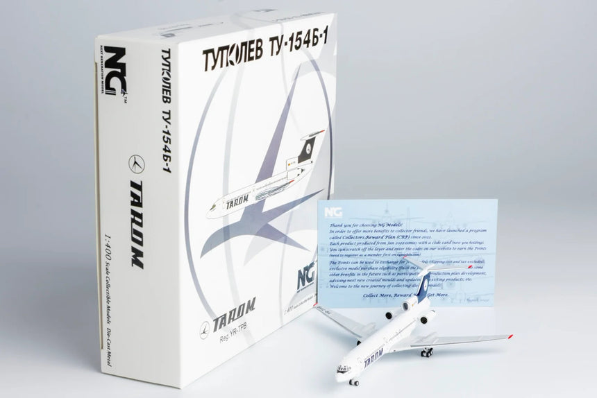 NG Models Tarom Tupolev -154B YR-TPB 1/400 Scale