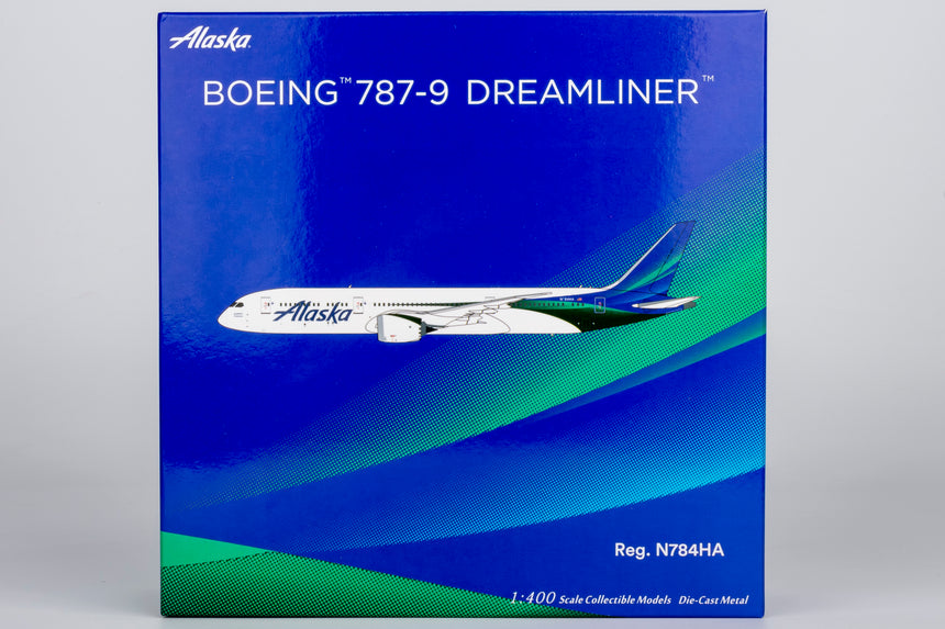 NG Models Alaska Airlines Boeing 787-9 Dreamliner N784HA (new colors) 1/400 Aircraft Scale Model