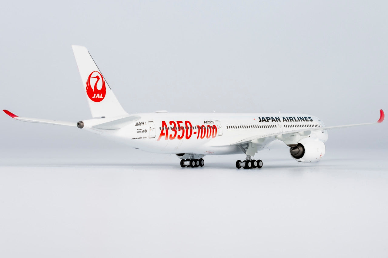 NG Models Japan Airlines (JAL) (Red "A350-1000" Titles) Airbus A350-1000 JA01WJ 1/400 Scale