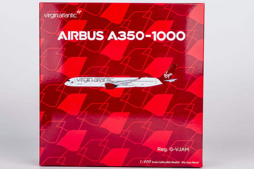 NG Models Virgin Atlantic Airways named "Queen Of Hearts" Airbus A350-1000 G-VJAM 1/400 Aircraft Scale Model