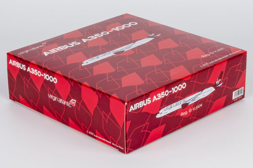 NG Models Virgin Atlantic Airways named "Queen Of Hearts" Airbus A350-1000 G-VJAM 1/400 Aircraft Scale Model