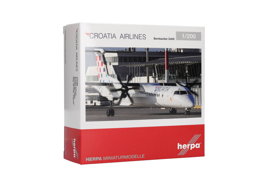 Herpa Croatia Airlines Bombardier Q400 - “Zagorje” - 9A-CQE 1/200 Scale