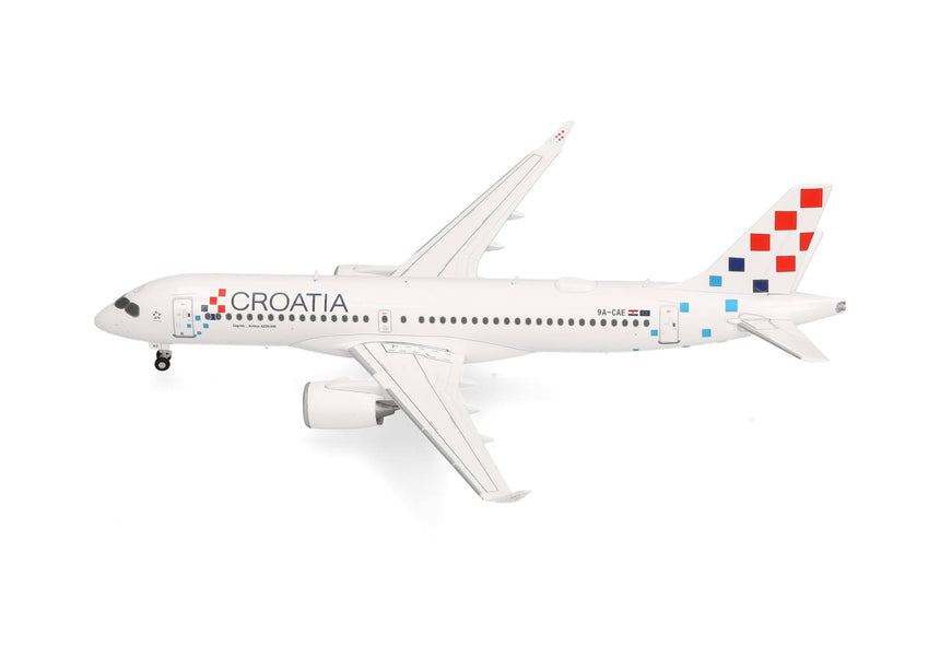 Herpa Croatia Airlines Airbus A220-300 – 9A-CAE 1/200 Scale