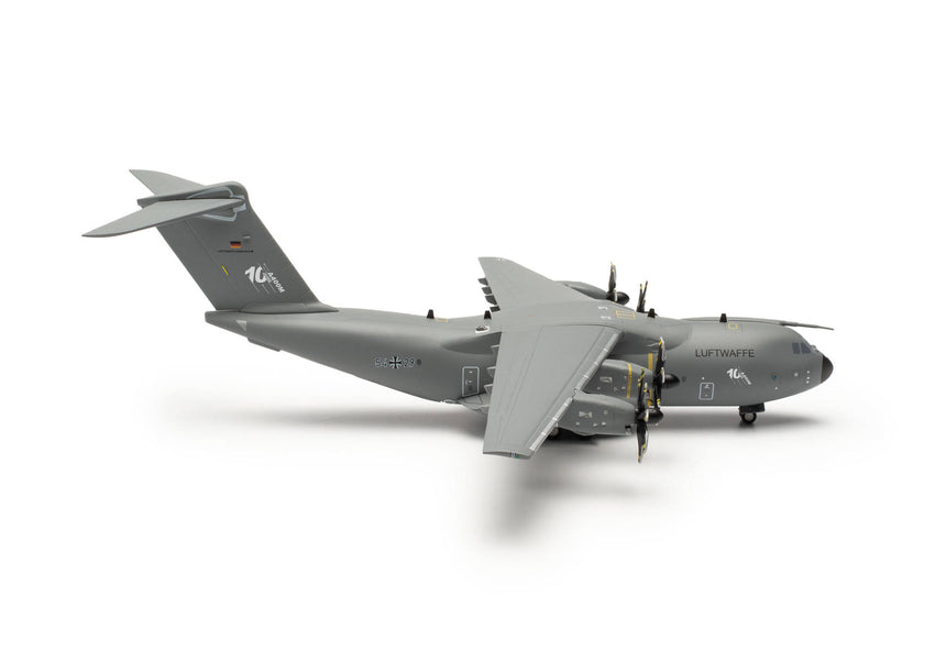 Herpa Luftwaffe Airbus A400M Atlas - LTG62 / Air Transport Wing 62, Wunstorf "10 Jahre A400M" 1/220 Aircraft Scale Model