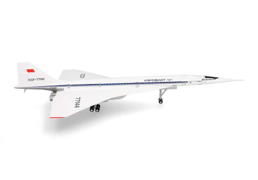 Herpa Tupolev Design Bureau Tupolev TU-144S, Le Bourget 1975 1/200 Aircraft Scale Model