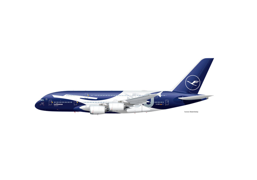 Herpa Lufthansa Airbus A380 "100 Jahre" – D-AIMH 1/200 Aircraft Scale Model