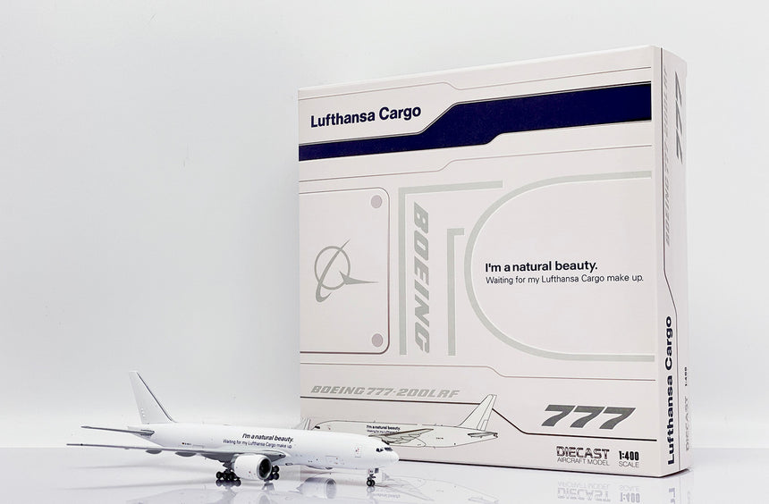 JC Wings Lufthansa Cargo Boeing 777-200LRF (D-ALFJ) 1/400 Aircraft Scale Model