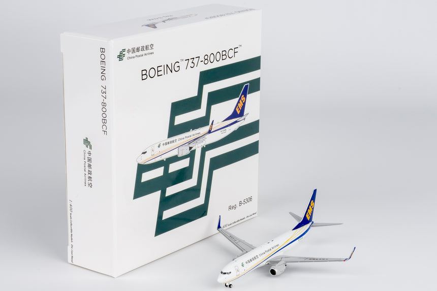 NG Models China Postal Airlines Boeing 737-800BCF/w B-5306 1/400 Aircraft Scale Model