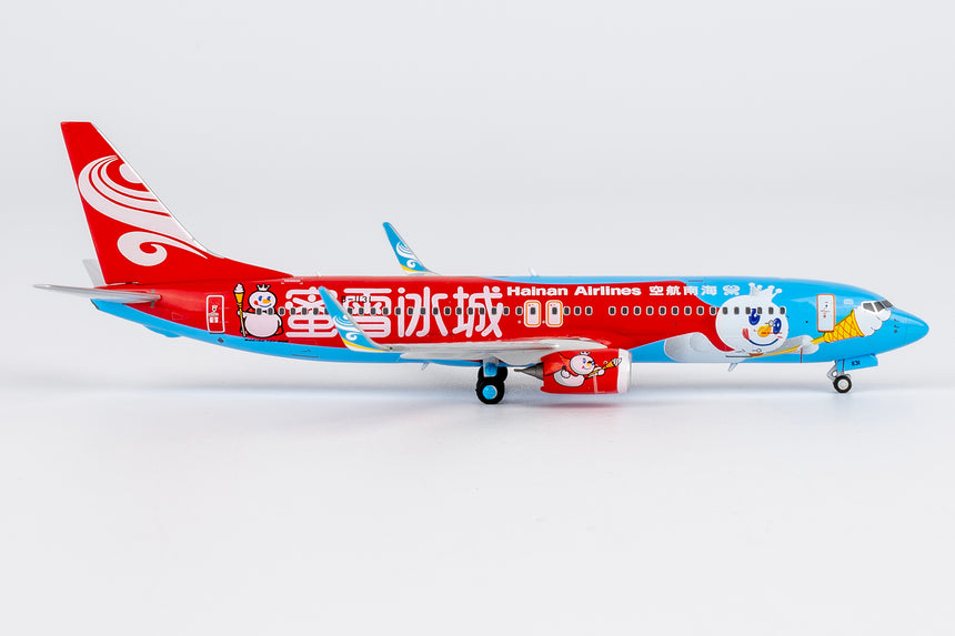 NG Models Hainan Airlines (Mixue colors #1) Boeing 737-800/w B-1131 1/400 Aircraft Scale Model