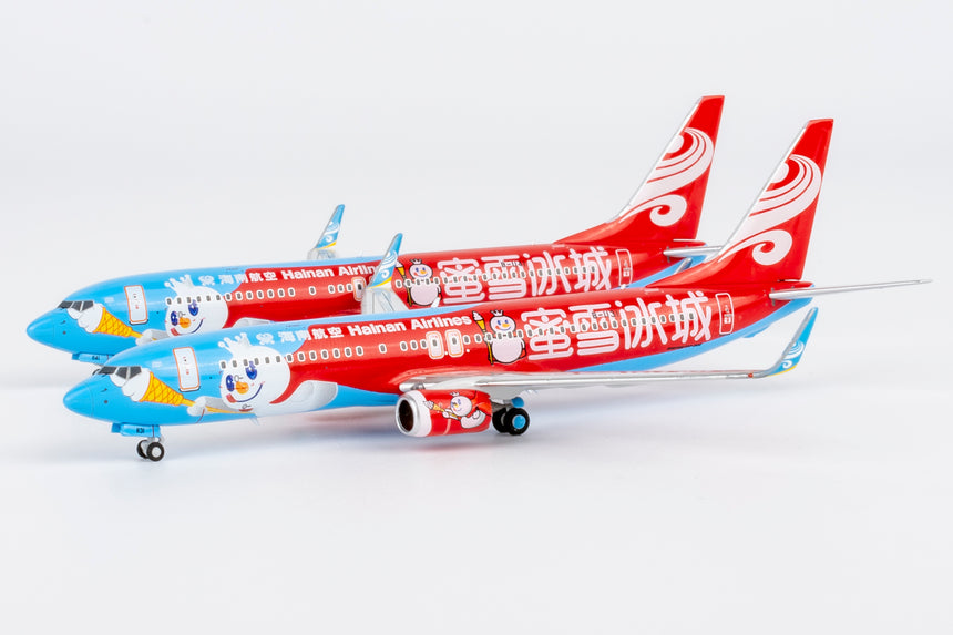 NG Models Hainan Airlines (Mixue colors #1) Boeing 737-800/w B-1131 1/400 Aircraft Scale Model