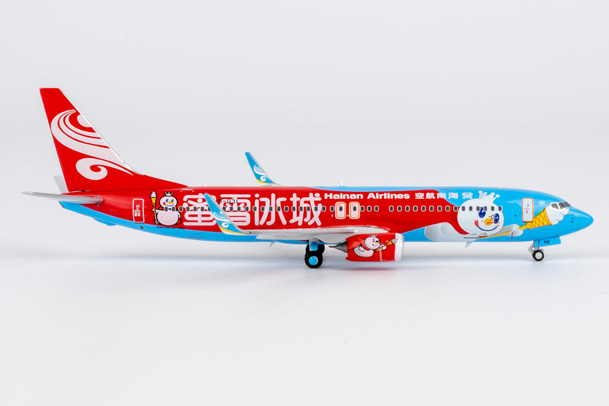 NG Models Hainan Airlines (Mixue colors #1) Boeing 737-800/w B-1131 1/400 Aircraft Scale Model