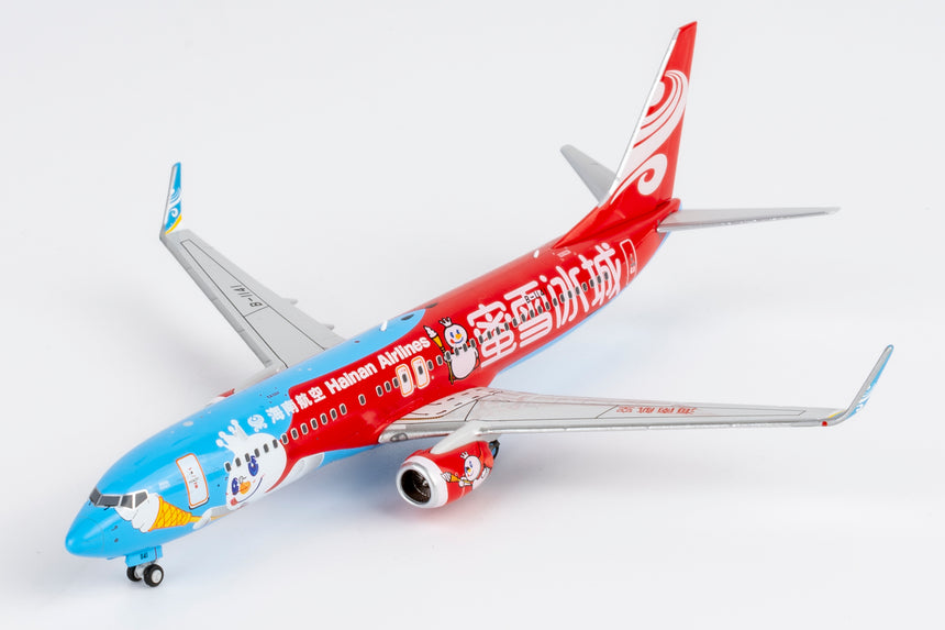 NG Models Hainan Airlines (Mixue colors #2) Boeing 737-800/w B-1141 1/400 Aircraft Scale Model