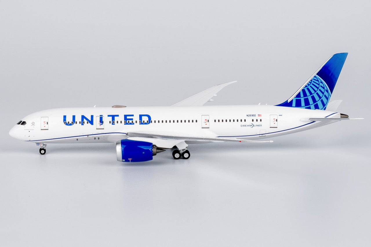 NG Models United Airlines Blue Evolution c/s Boeing 787-8 Dreamliner N26902 1/400 Scale