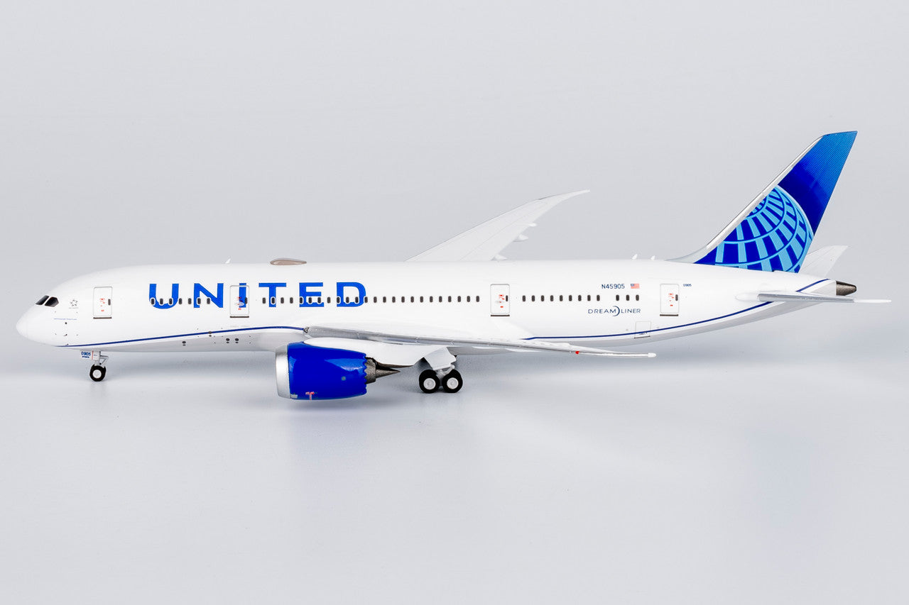 NG Models United Airlines Blue Evolution c/s Boeing 787-8 Dreamliner N45905 1/400 Aircraft Scale Model