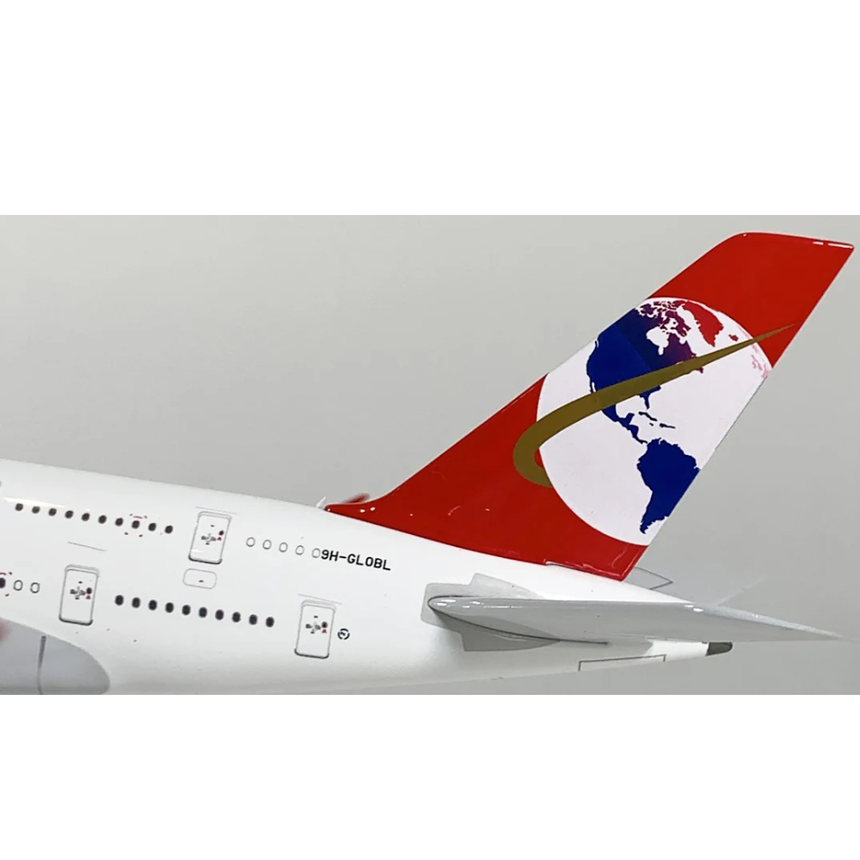 Aviation400 Global Airlines Airbus A380-841 9H-GLOBL (detachable gear) 1/400 Scale