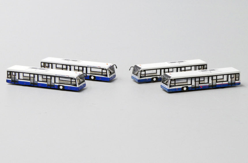 Fantasy Wings British Airways Airport Bus Set (x4) 1/400 Scale