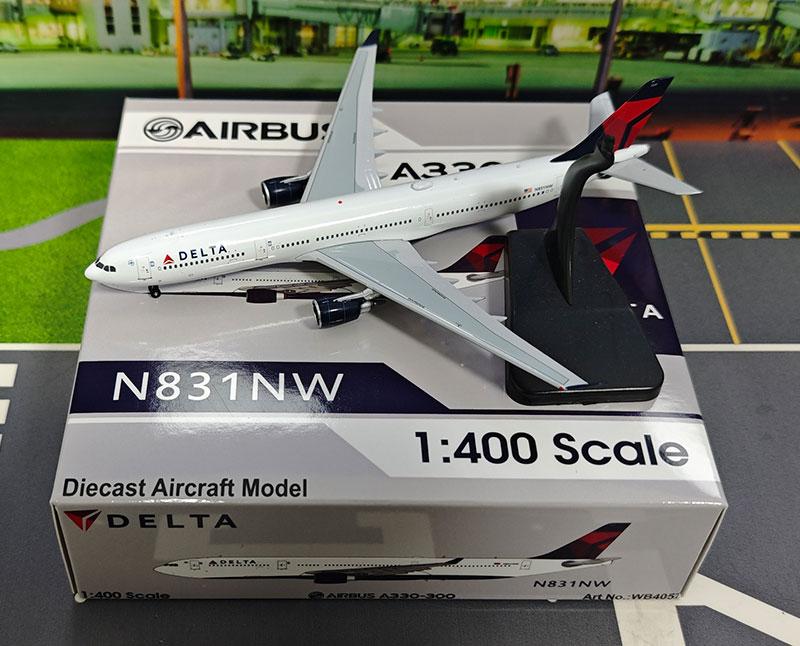 Aviation400 Delta Air Lines Airbus A330-302 N831NW 1/400 Aircraft Scale Model