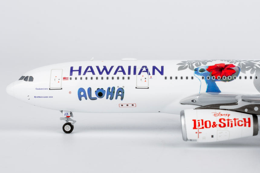 NG Models Hawaiian Airlines Airbus A330-200 N378HA 1/400 Aircraft Scale Model