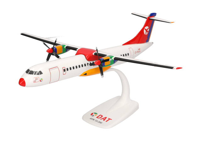 Herpa Snapfit DAT ATR-72-200 - OY-RUG 1/100 Aircraft Scale Model