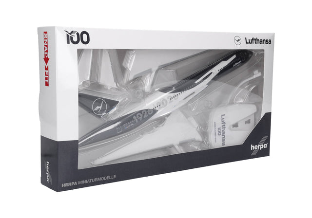 Herpa Snapfit Lufthansa Airbus A350-900 "100 Years" - D-AIXL 1/200 Aircraft Scale Model