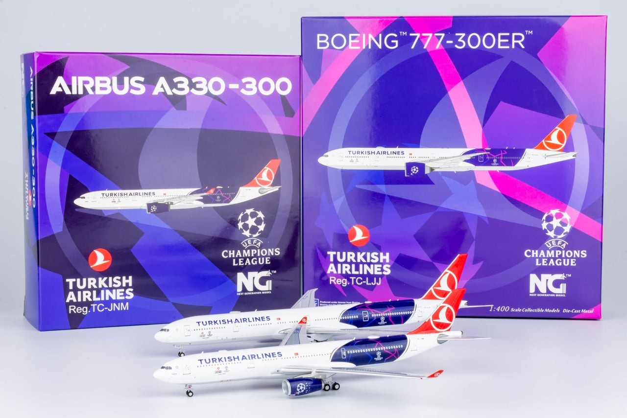 NG Model Turkish Airlines Airbus A330-300 TC-JNM UEFA 1/400 Scale