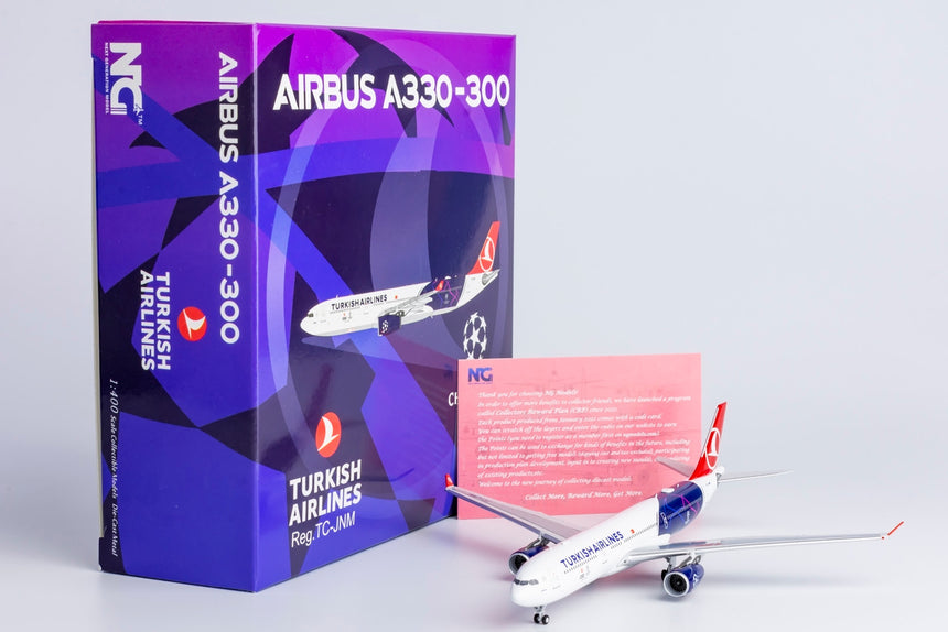 NG Model Turkish Airlines Airbus A330-300 TC-JNM UEFA 1/400 Scale