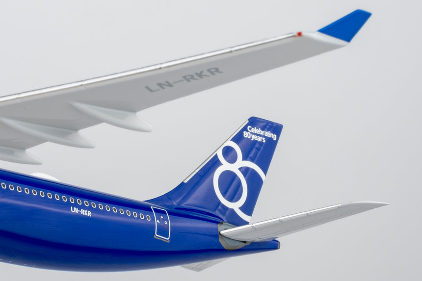 NG Models SAS Scandinavian Airlines Airbus A330-300 LN-RKR Celebrating 80 Years Livery; (Ultimate) 1/400 Aircraft Scale Model