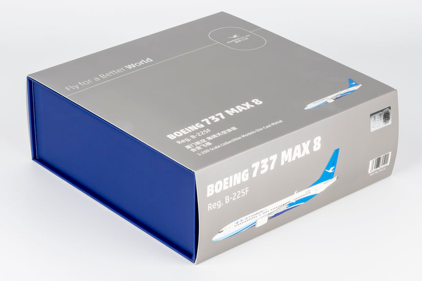 NG Models Xiamen Airlines Boeing 737 MAX 8 B-225F Lite Edition 1/200 Aircraft Scale Model