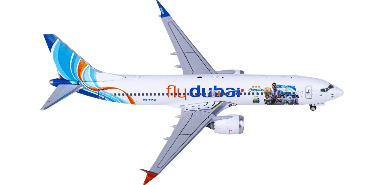 Phoenix FlyDubai Boeing 737-800Max A6-FKB 1/400 Aircraft Scale Model