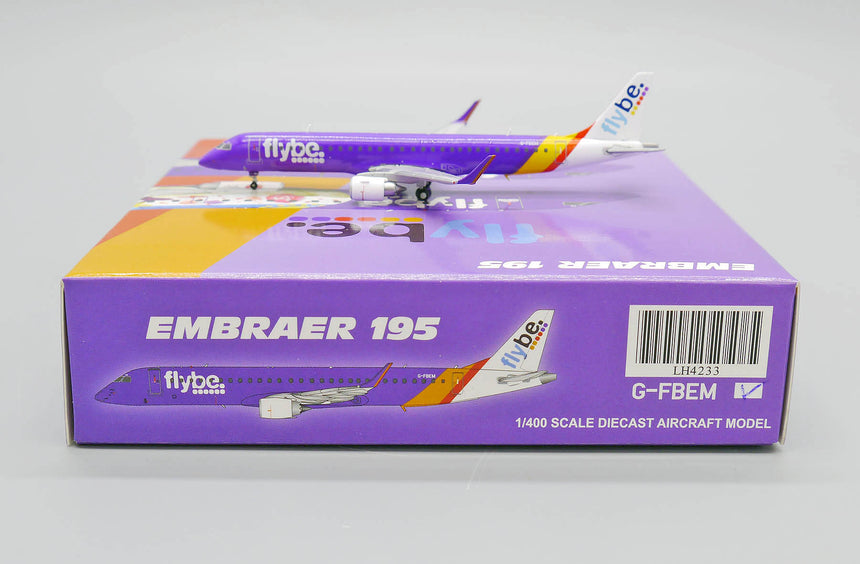 JC Wings Flybe ERJ190-200LR (G-FBEM) 1/400 Aircraft Scale Model