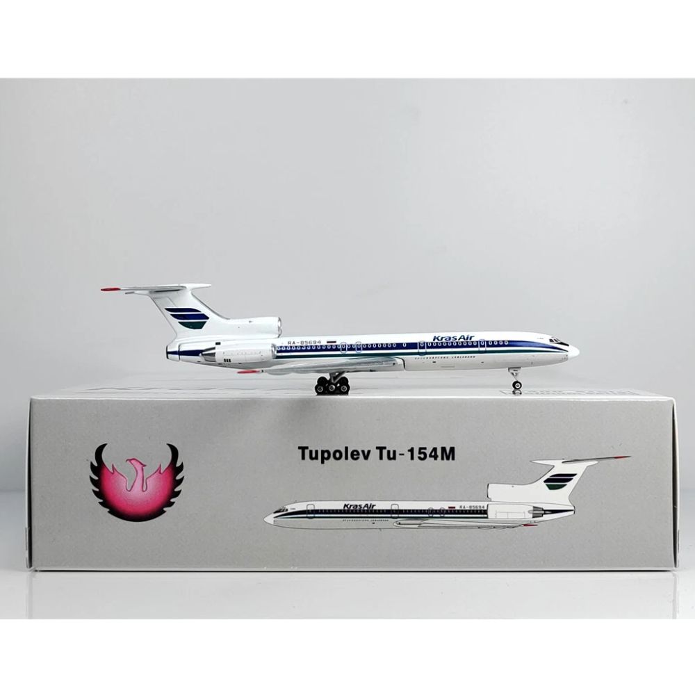 Phoenix KrasAir Tupolev TU-154M RA-85694 1/400 Aircraft Scale Model