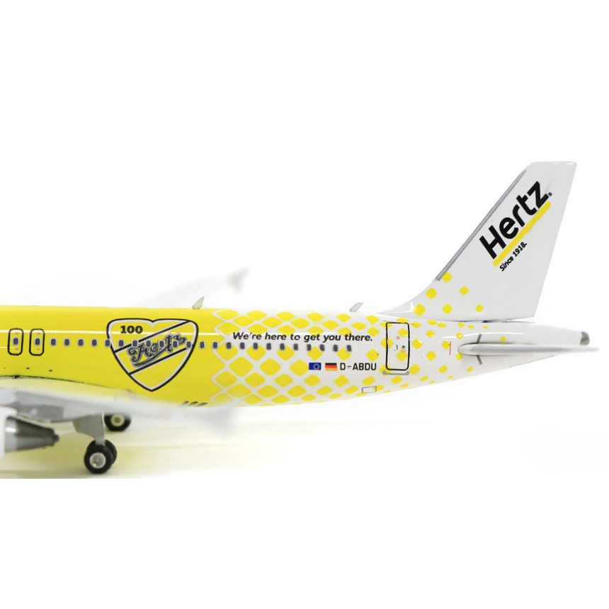 Phoenix Eurowings Airbus A320 D-ABDU 'Hertz' 1/400 Aircraft Scale Model