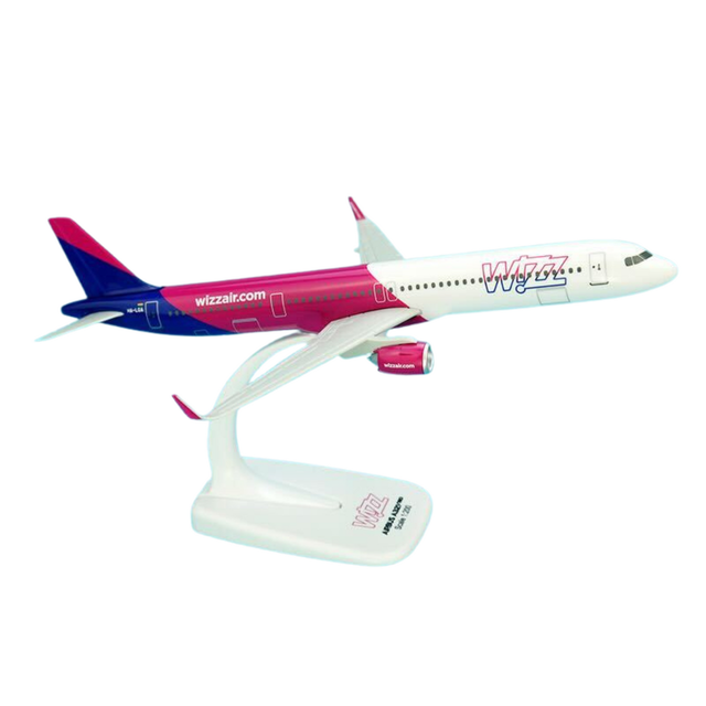 AeroClix Wizz Air Airbus A321Neo HA-LGA 1/200 Aircraft Scale Model