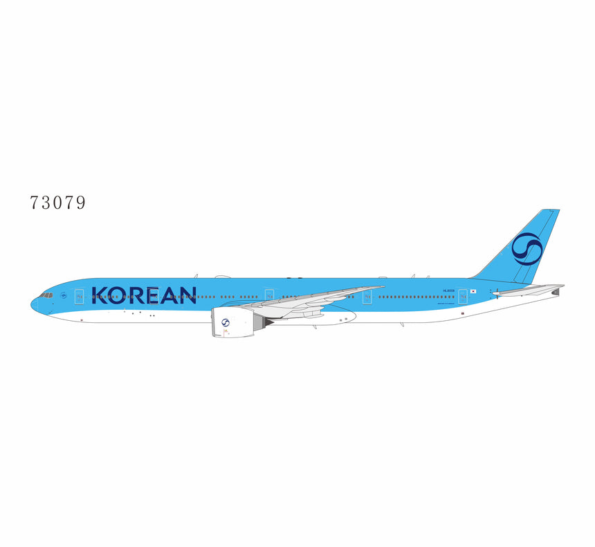 NG Models Korean Air (Korean Air's first 777-300ER in 2025's livery) Boeing 777-300ER HL8008 1/400 Aircraft Scale Model