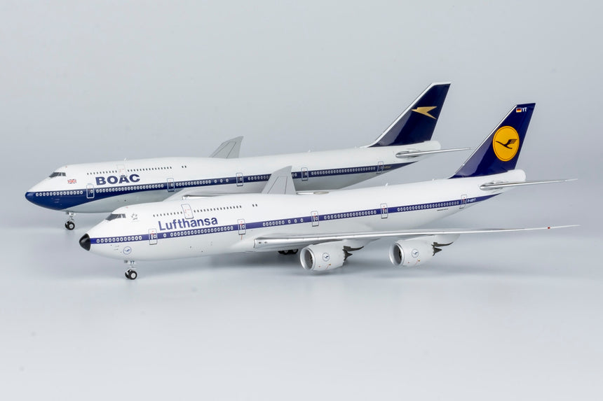 NG Models Lufthansa Boeing 747-8-D-ABYT retro colors (ULTIMATE COLLECTION) 1/400 Aircraft Scale Model