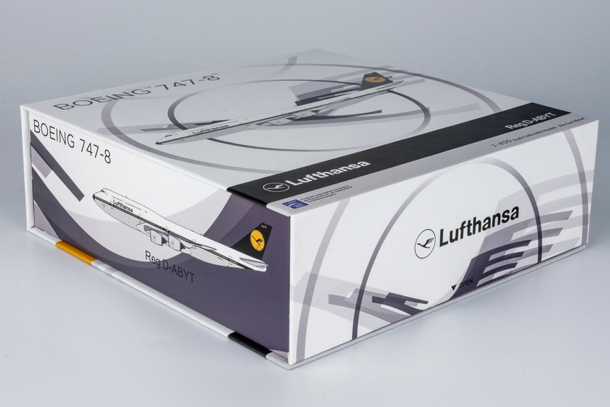 NG Models Lufthansa Boeing 747-8-D-ABYT retro colors (ULTIMATE COLLECTION) 1/400 Aircraft Scale Model