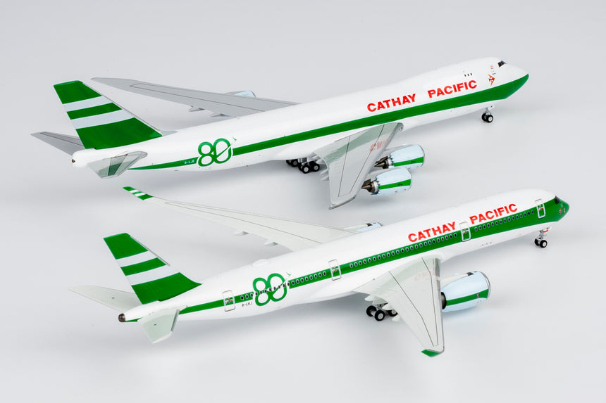 NG Models Cathay Pacific Airways 80th Anniversary livery; with luxurious box Airbus A350-900 B-LRJ (Ultimate) 1/400 Aircraft Scale Model