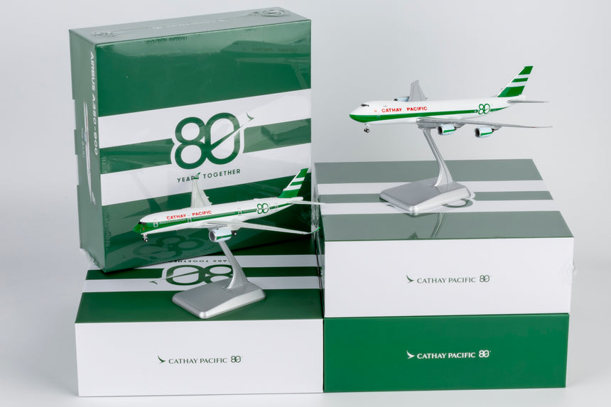 NG Models Cathay Pacific Airways 80th Anniversary livery; with luxurious box Airbus A350-900 B-LRJ (Ultimate) 1/400 Aircraft Scale Model