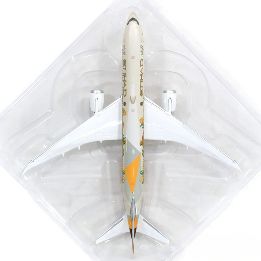 Phoenix Etihad Airways Boeing 787-9 'Choose Italy' A6-BLH 1/400 Aircraft Scale Model