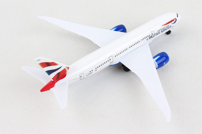 British Airways Boeing 787 Airplane Model Toy