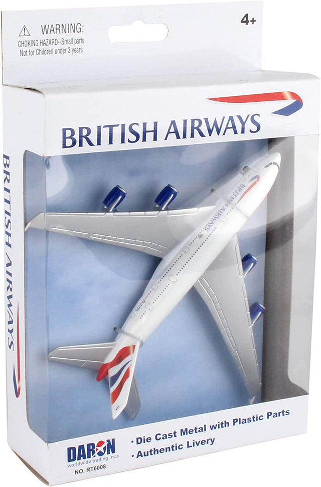 British Airways Airbus A380 Airplane Model Toy