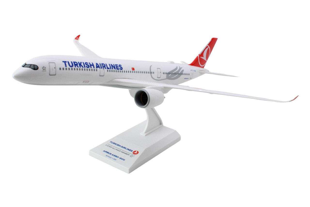SkyMarks Turkish Airlines Airbus A350-900 TC-LGJ 1/200 Aircraft Scale Model