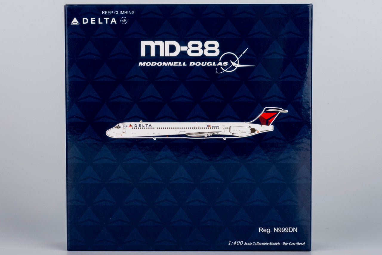 NG Models Delta Air Lines McDonnell Douglas MD-88 N999DN 1/400 Scale